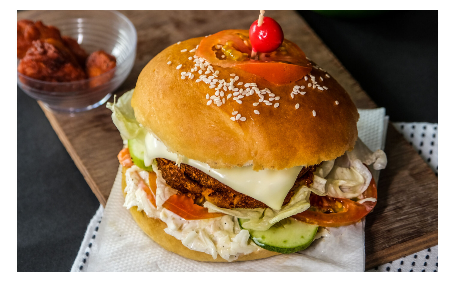 order non-veg burger trichy